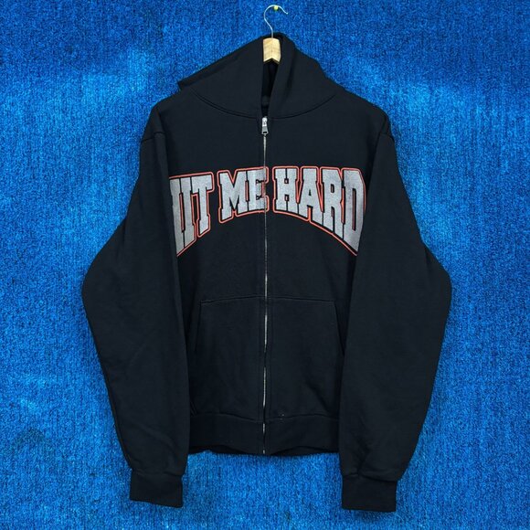 Billie Eilish Hit Me Hard and Soft The Tour Zip-Up Hoodie L - Picture 1 of 4